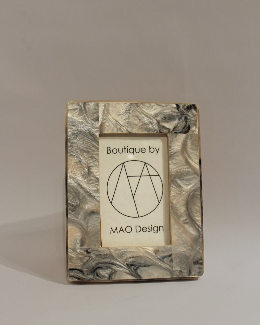 Marble Resin Picture Frame - 4" x 6"