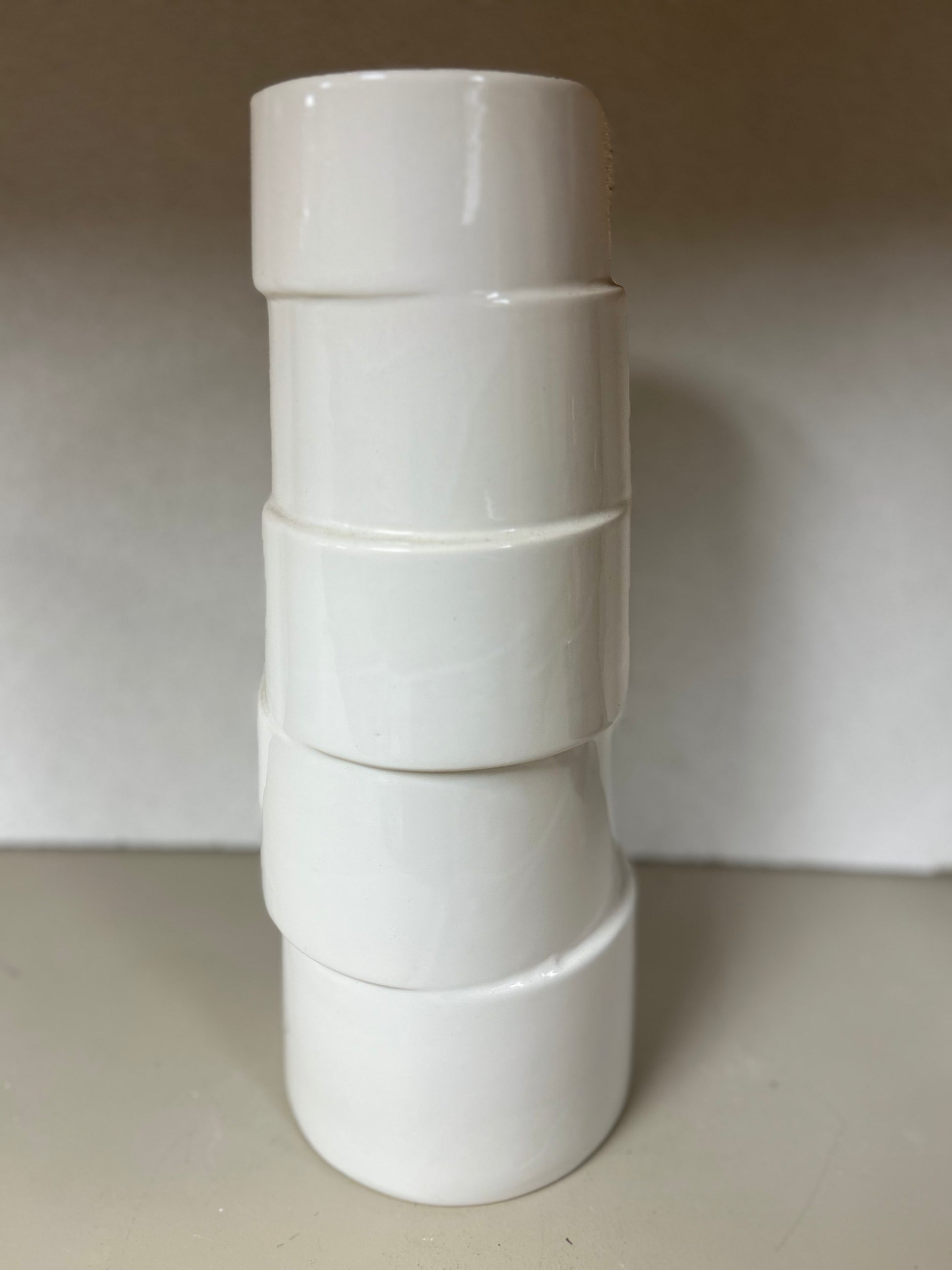 White Linear Vase