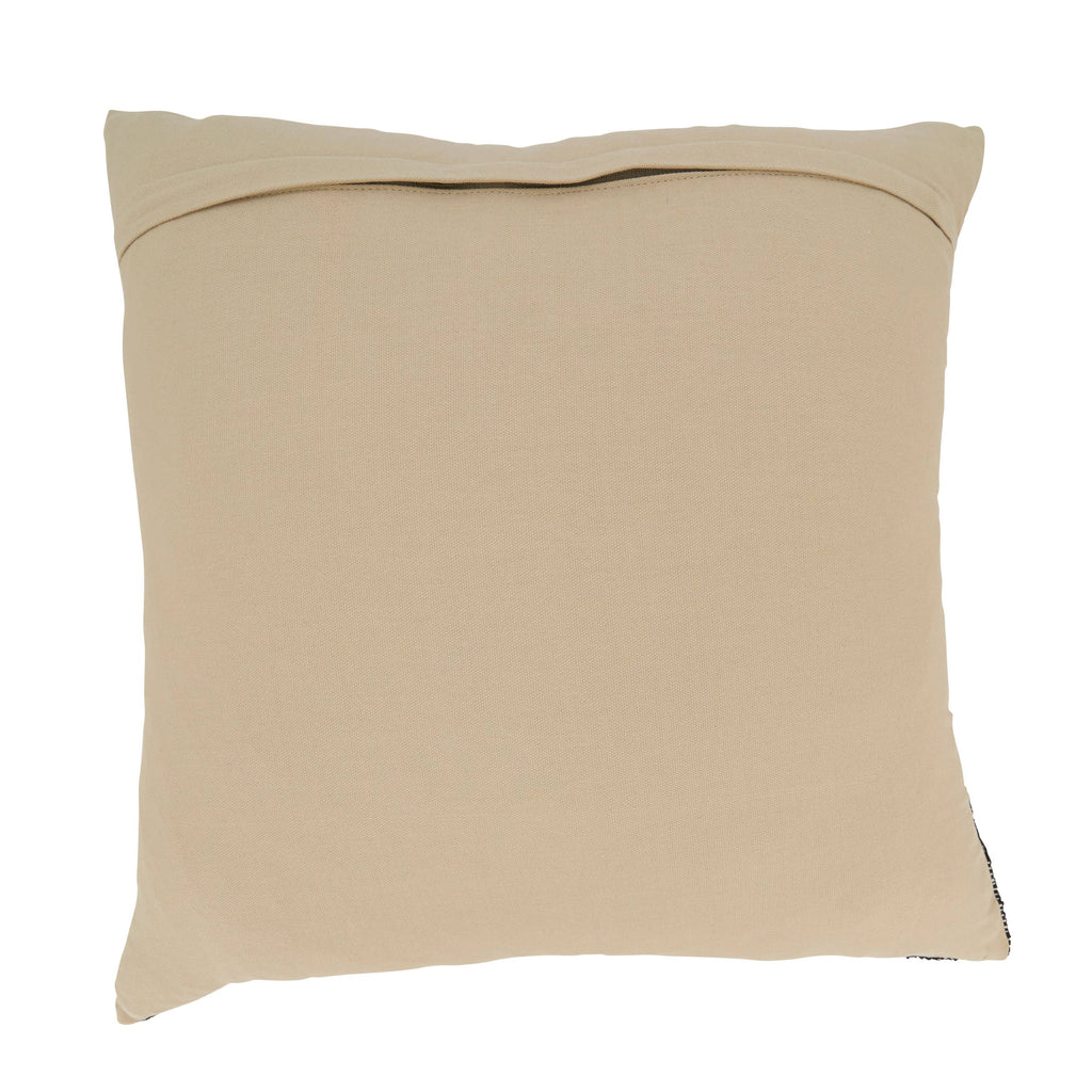 Color Band Fringe Pillow