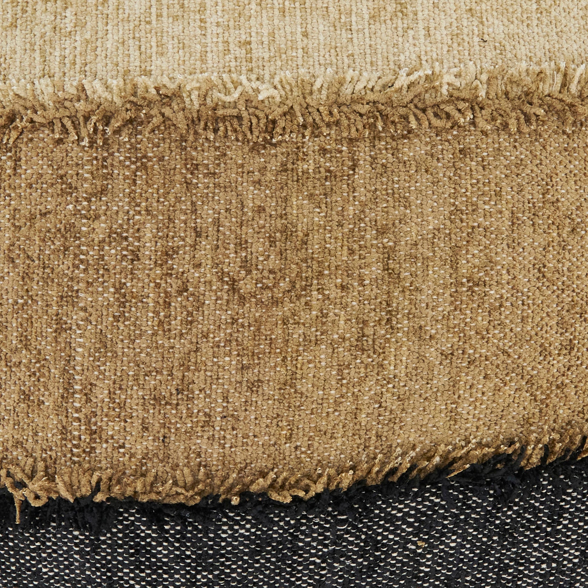 Color Band Fringe Pillow