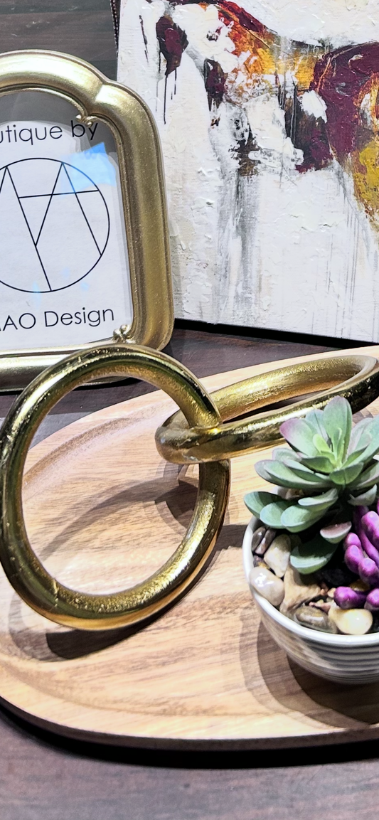Gold interlocking Bit