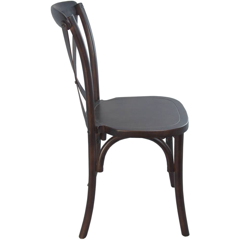 Walnut X-Back Chair - x-back