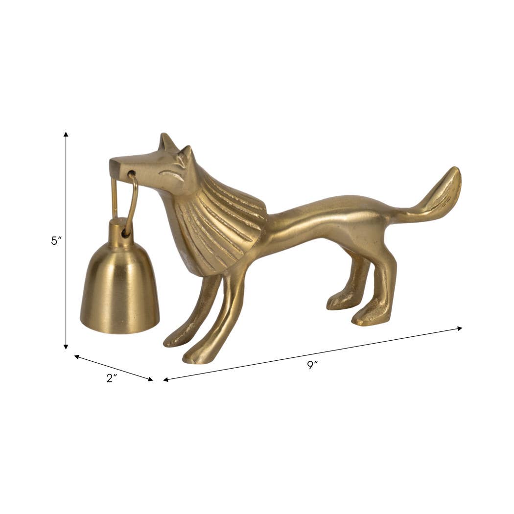 Metal Unique Elegant Lion Candle Snuffer - Gold, 5 in.