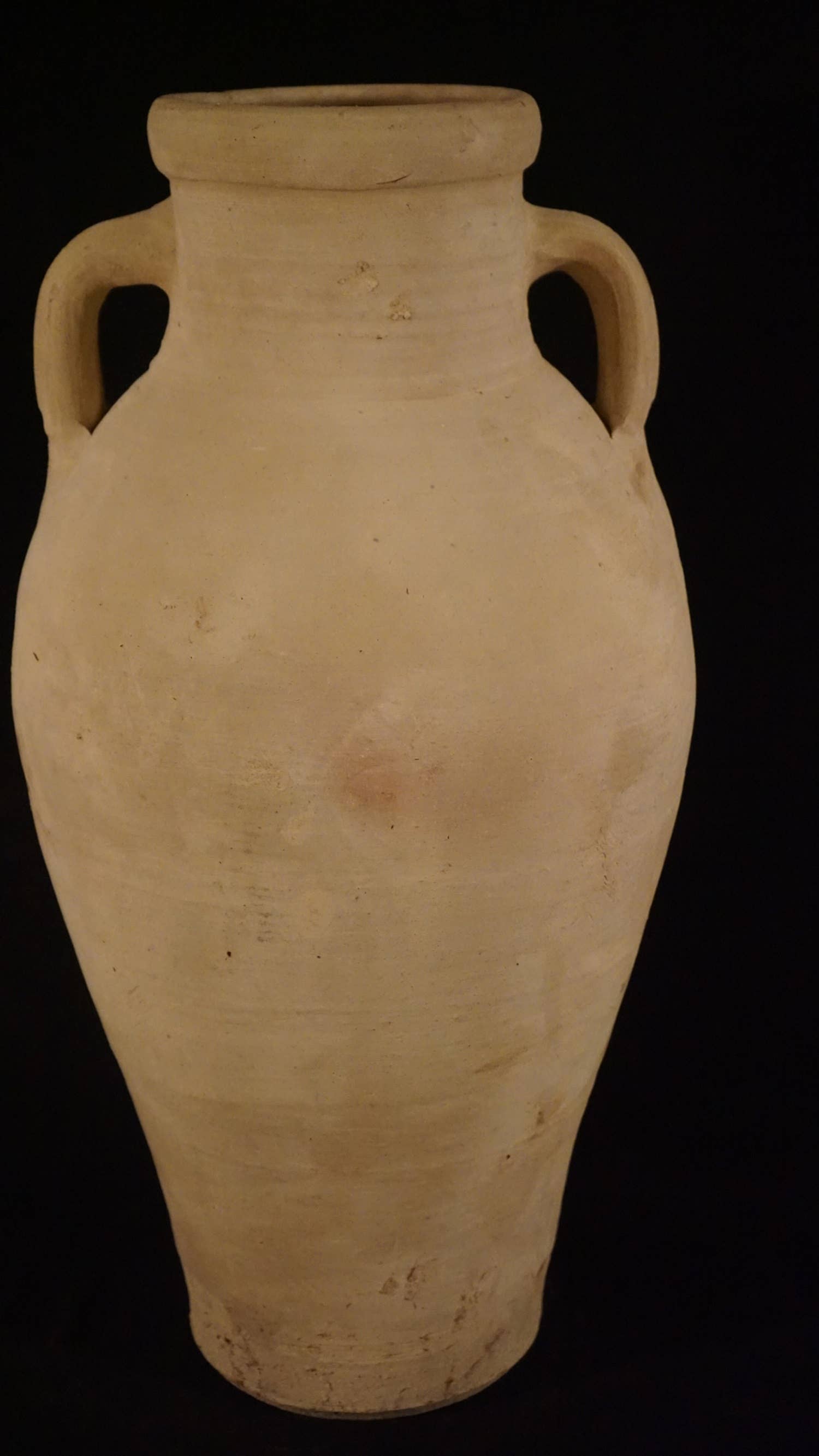 White Clay Pot Amphora 2 Handles
