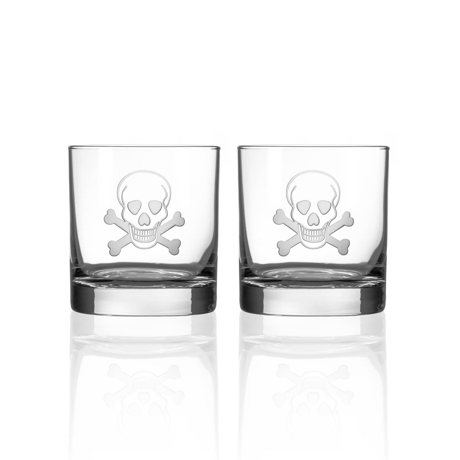 Skull & Crossbones 3 Piece Whiskey Decanter Gift Set