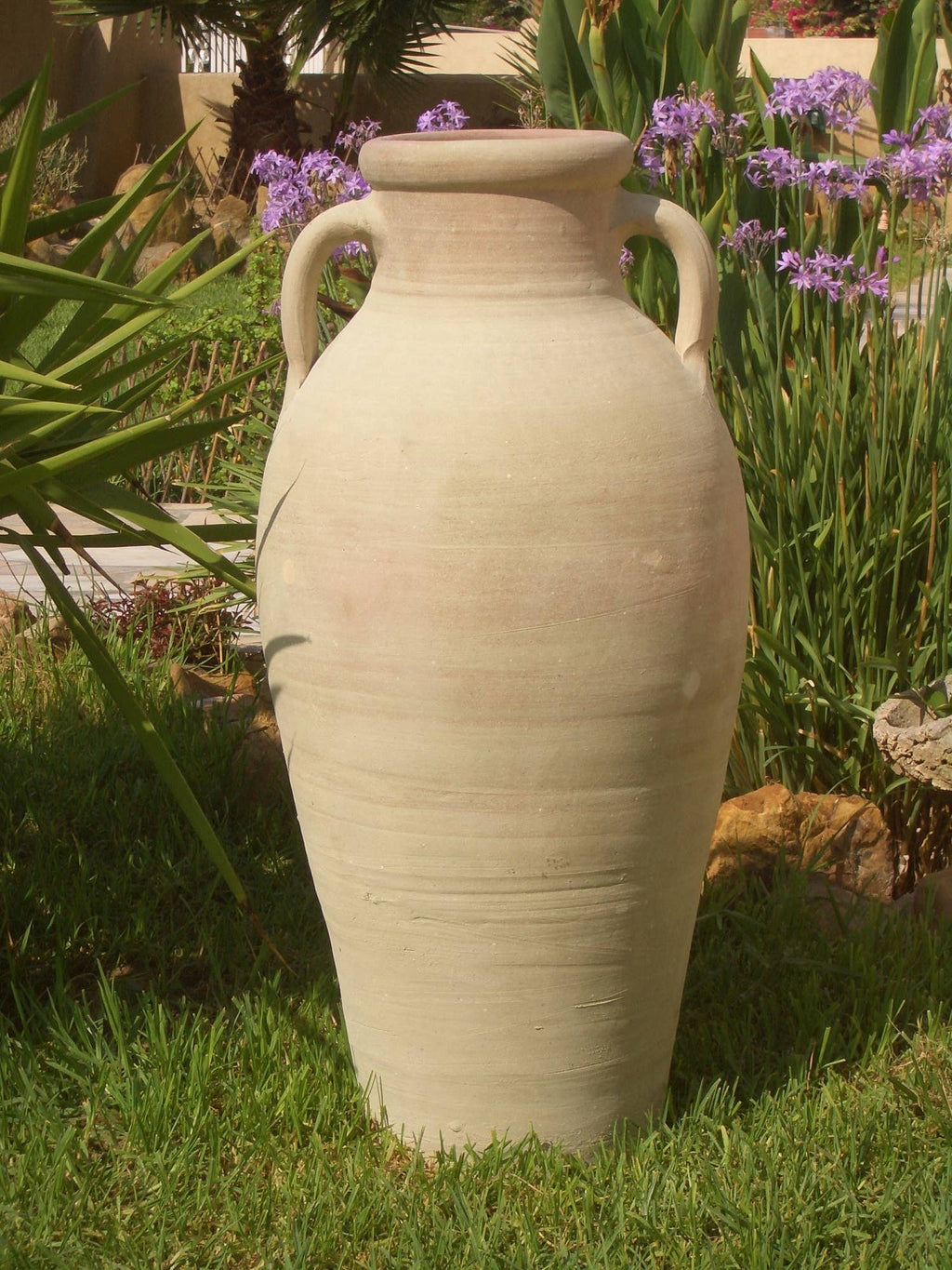 White Clay Pot Amphora 2 Handles
