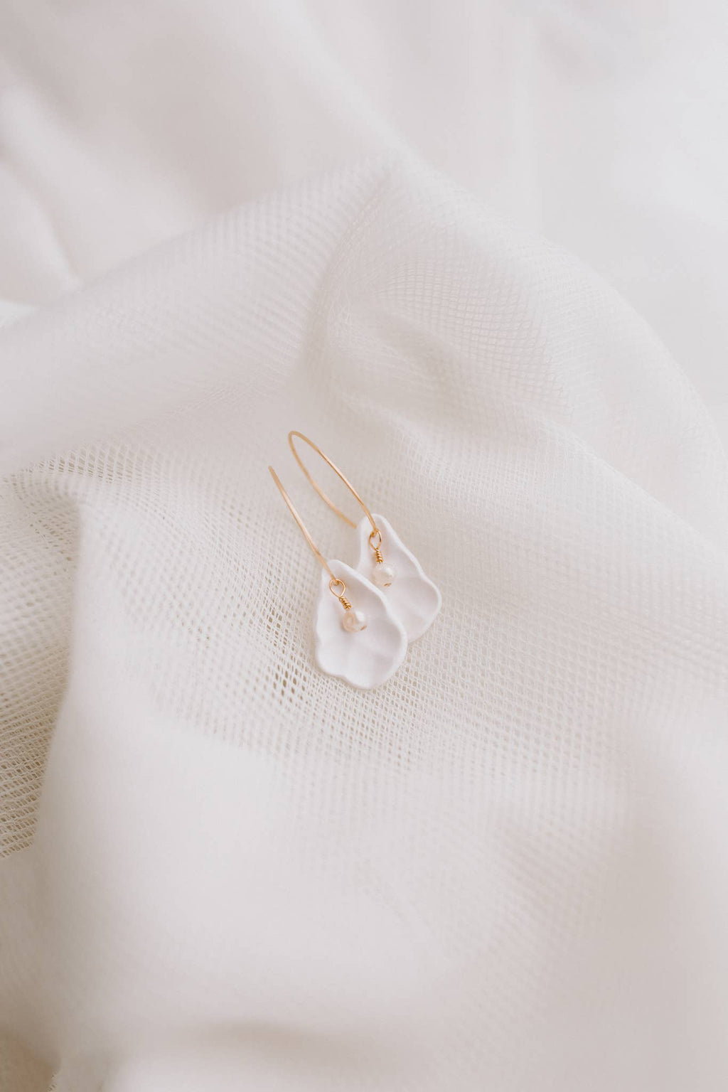 Oyster Hoop Earrings