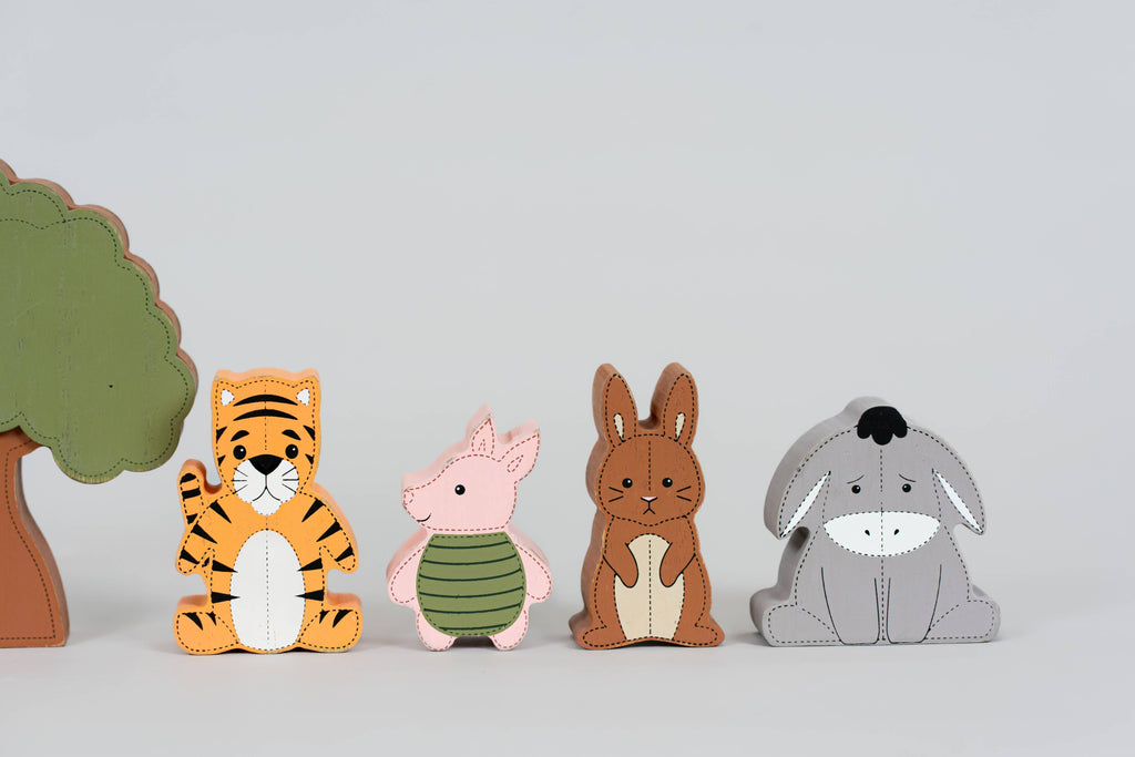 8x12 Woodland Storybook Set of 8 - WINNIE THE POOH
