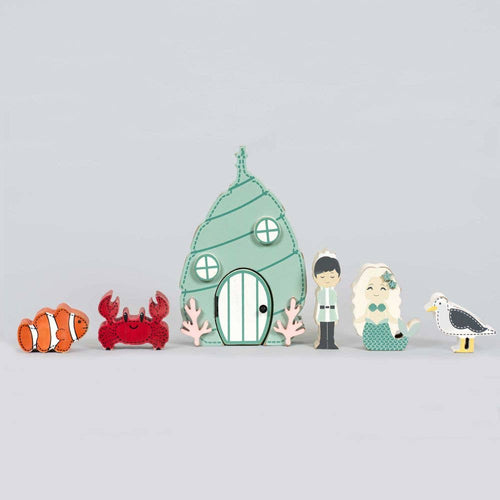 11966 - 8x12 woodland storybook s/7 (MERMAID)  Gift Set