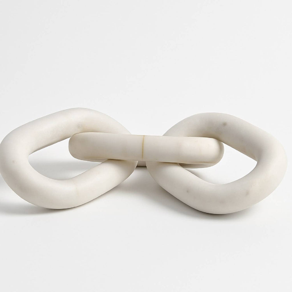 White Marble 3 Links Chain