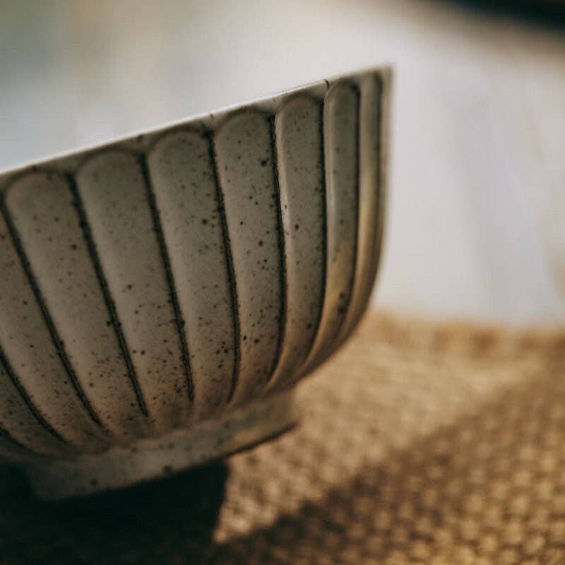 Handmade ceramic bowl Japanese style tableware stoneware