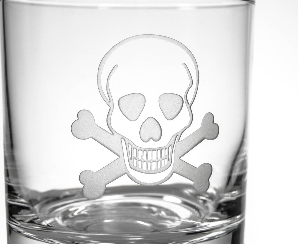 Skull & Crossbones 3 Piece Whiskey Decanter Gift Set
