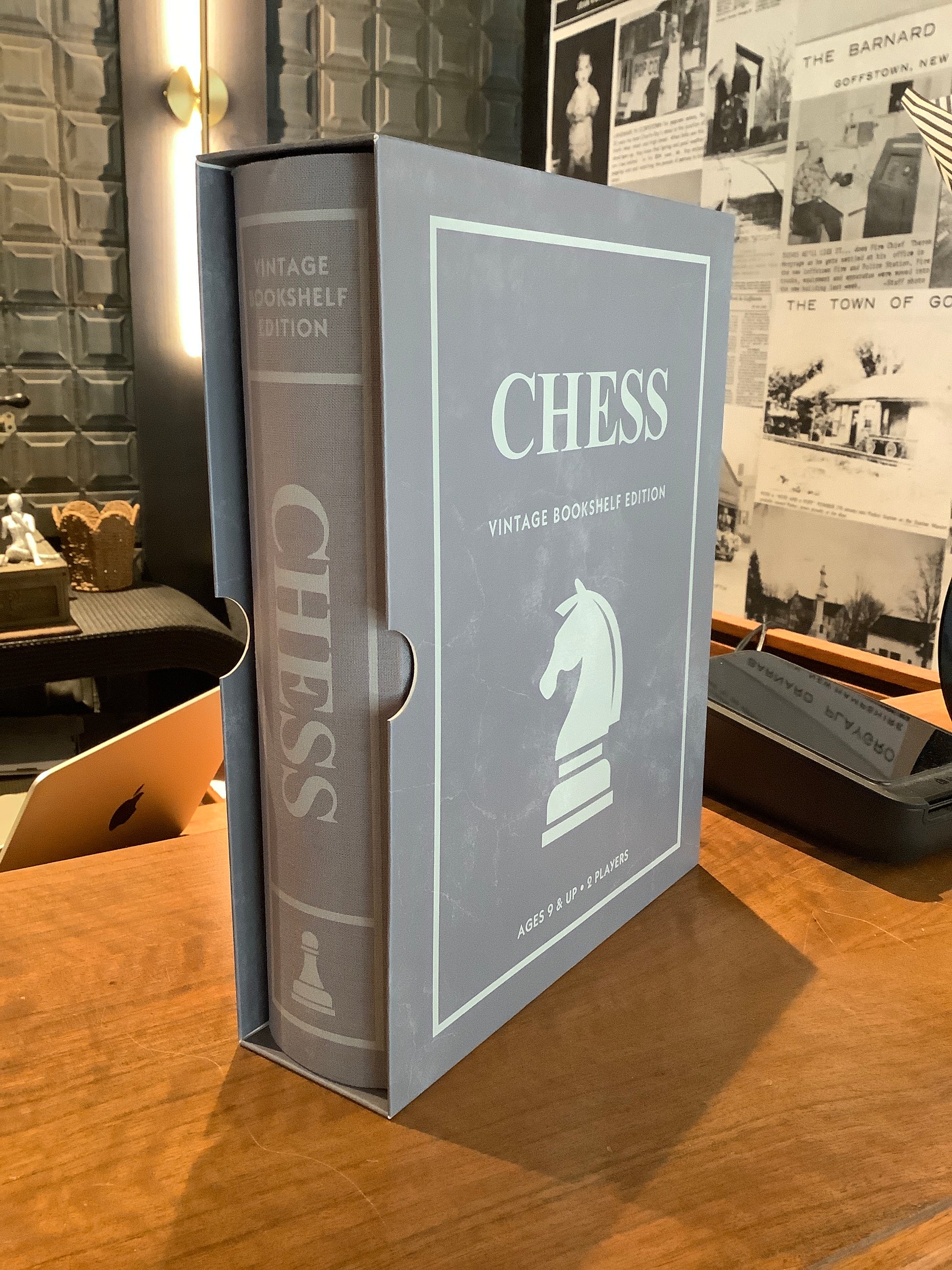 Vintage Bookshelf Board Game - Chess