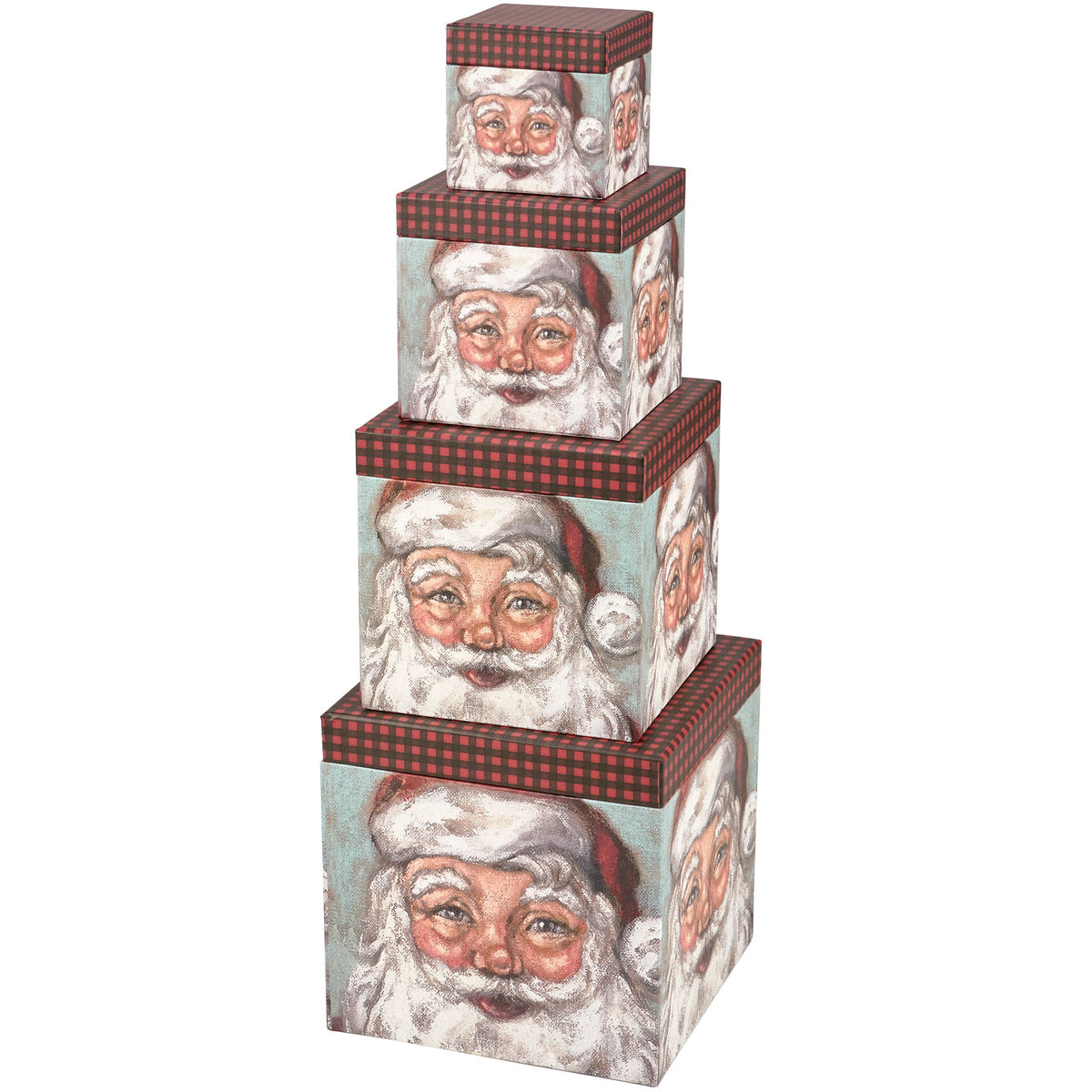 Stacking Santa Box Santa Stacking Box Set – Boutique by MAO Design