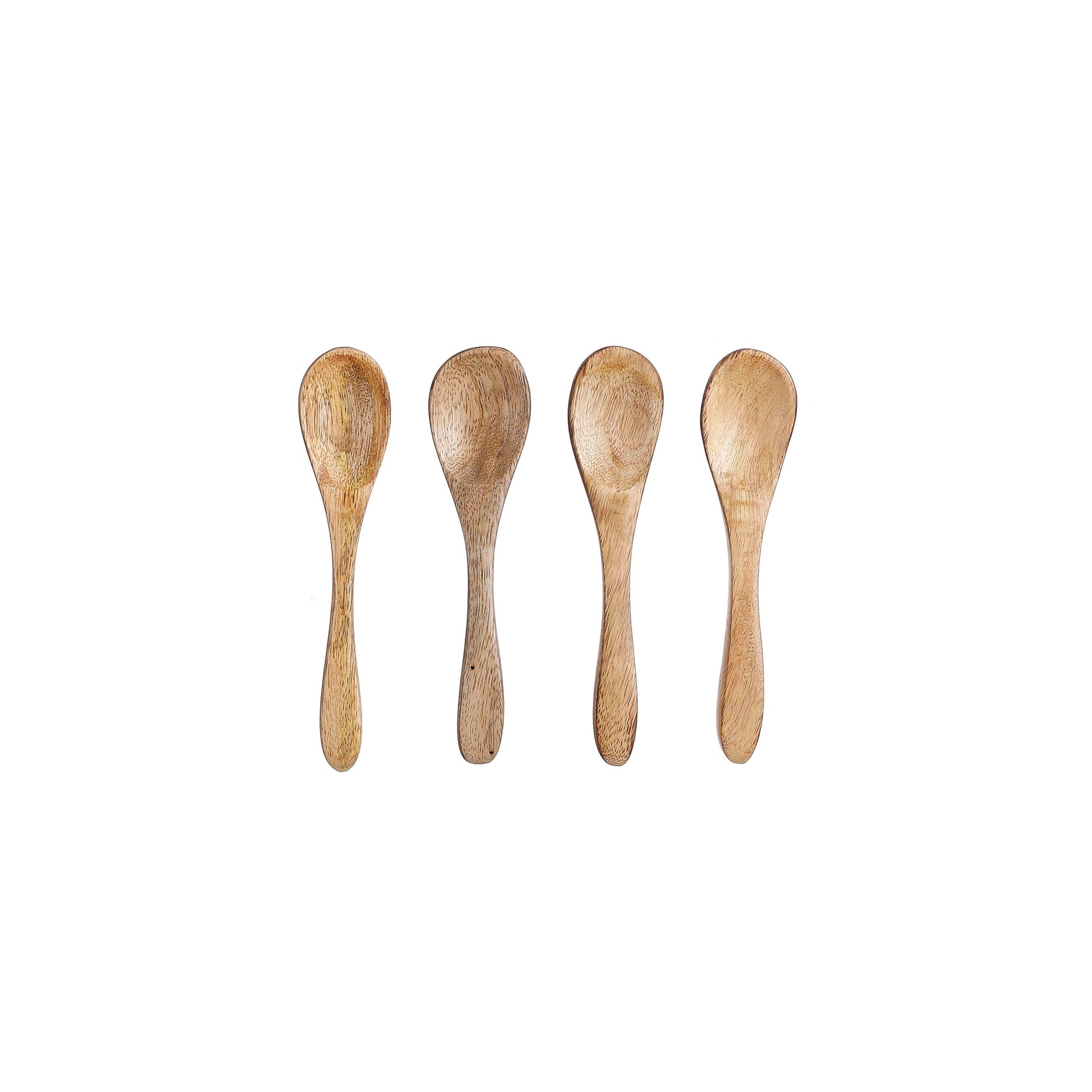 Set of 4 Picco Spoons Light Brown