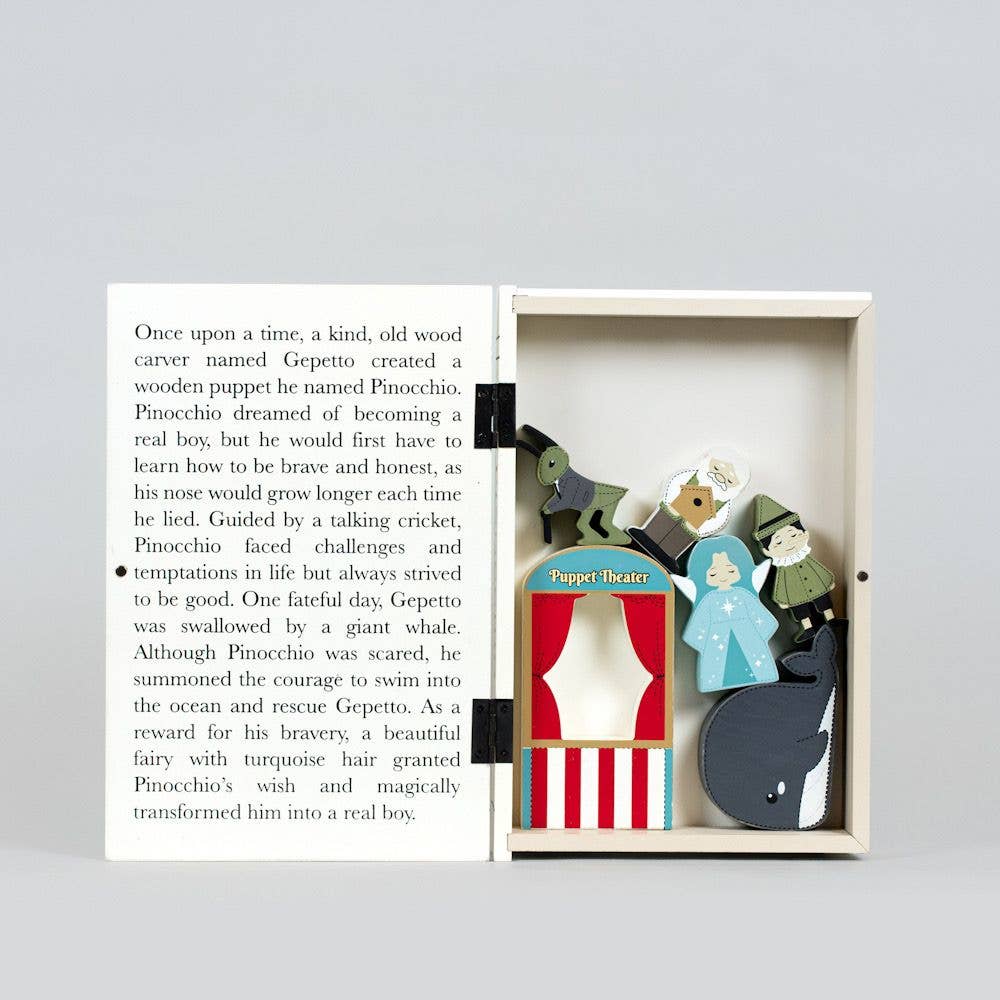 8x12 Woodland Storybook Set of 7 - PINOCCHIO