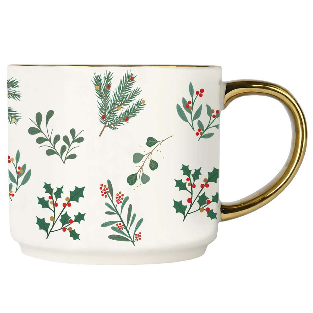 *NEW* Holiday Greenery Coffee Mug - Christmas Decor