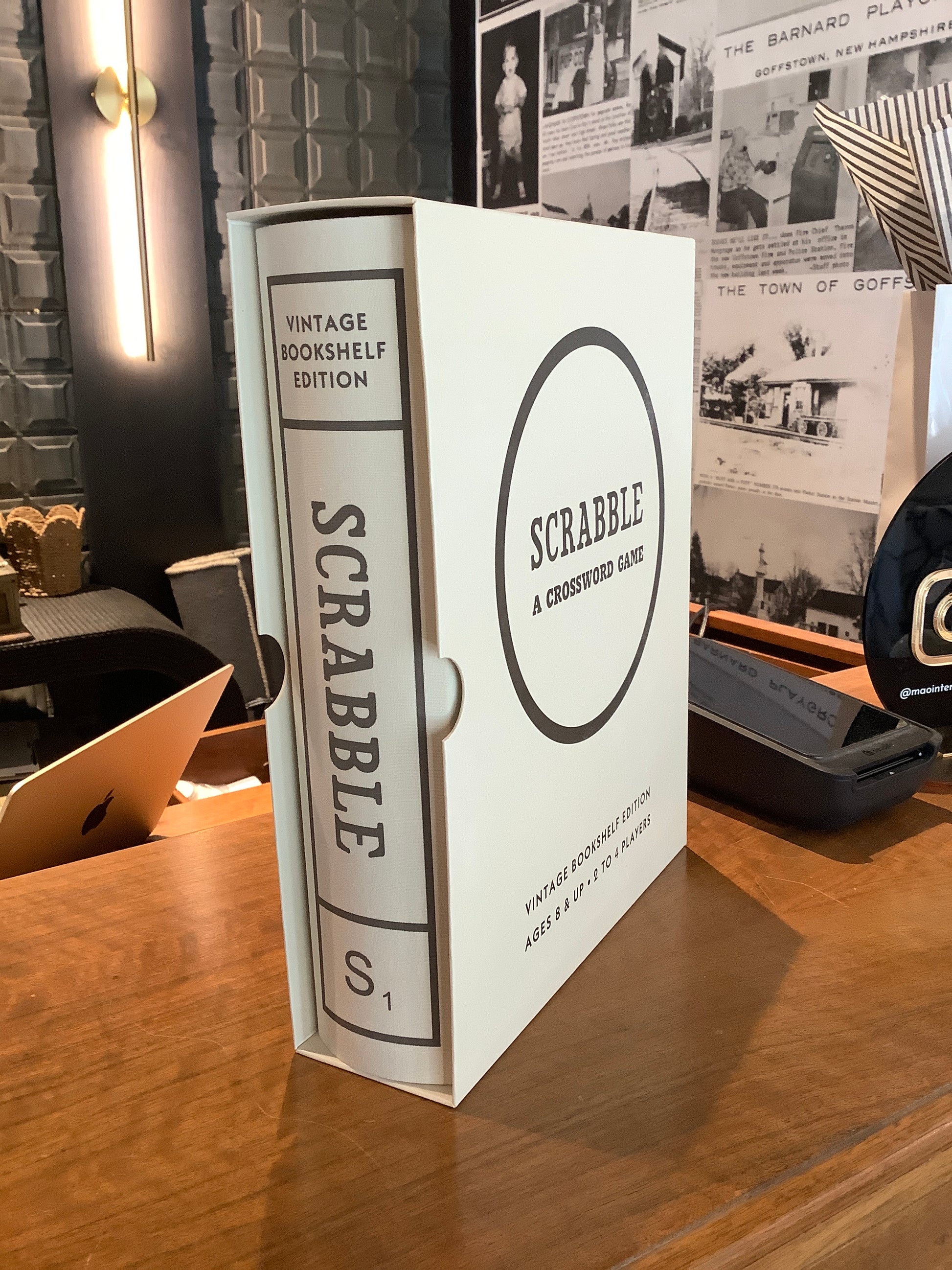 Vintage Bookshelf Board Game - Scrabble