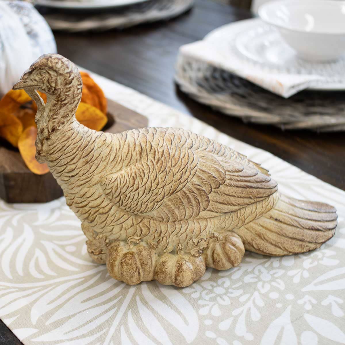 Harvest Gobbler  -  Almond - 10.5" x 7" x 5"