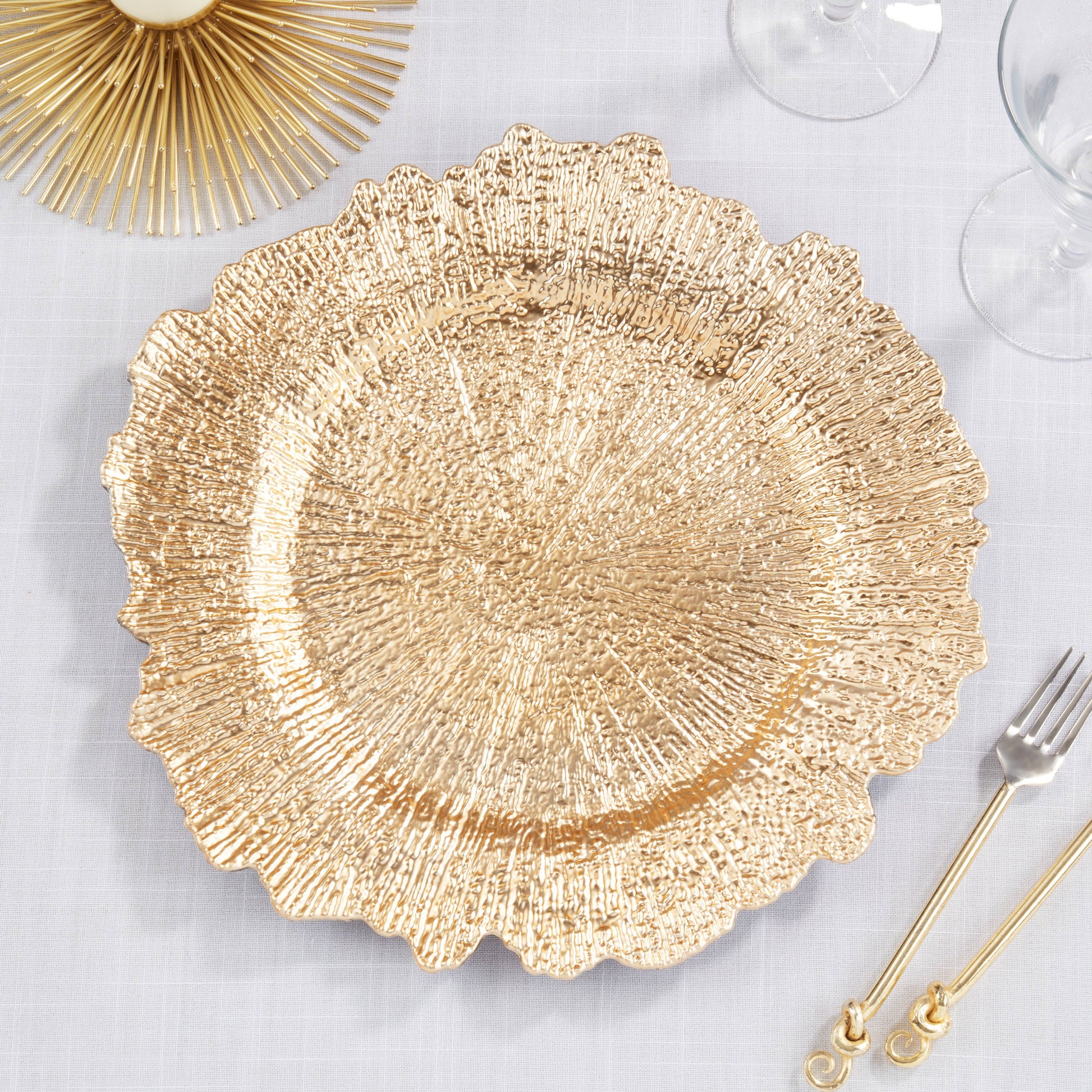 Radiant Elegance Starburst Charger