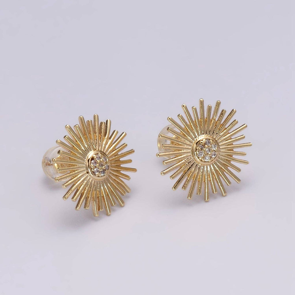 Dainty Sun earrings