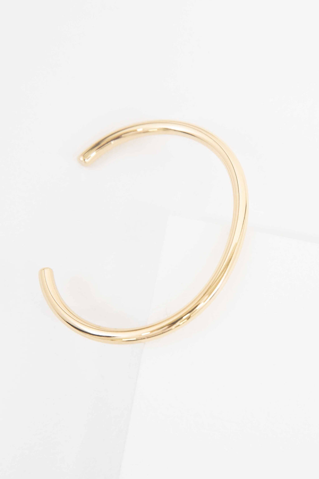 Solid Bar Cuff Bracelet | Gold