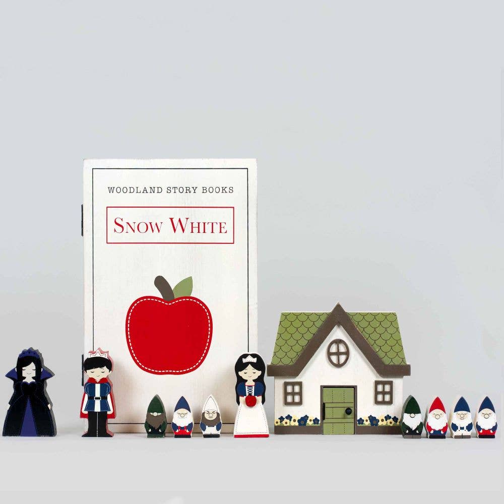 8x12 Woodland Storybook Set of 12 -SNOW WHITE