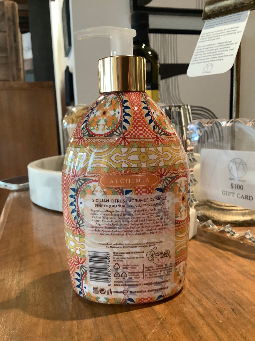 Alchimia Sicilian Citrus Liquid Soap