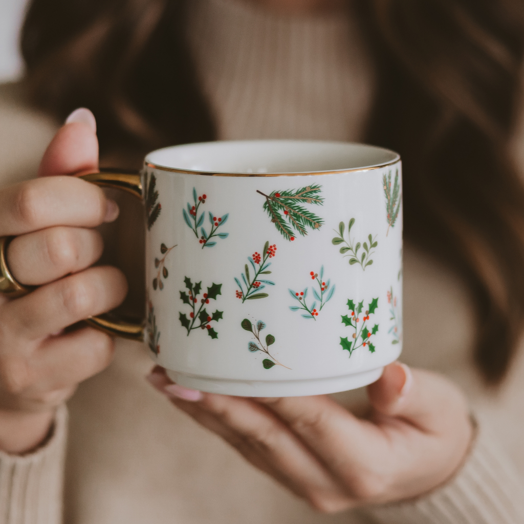 *NEW* Holiday Greenery Coffee Mug - Christmas Decor