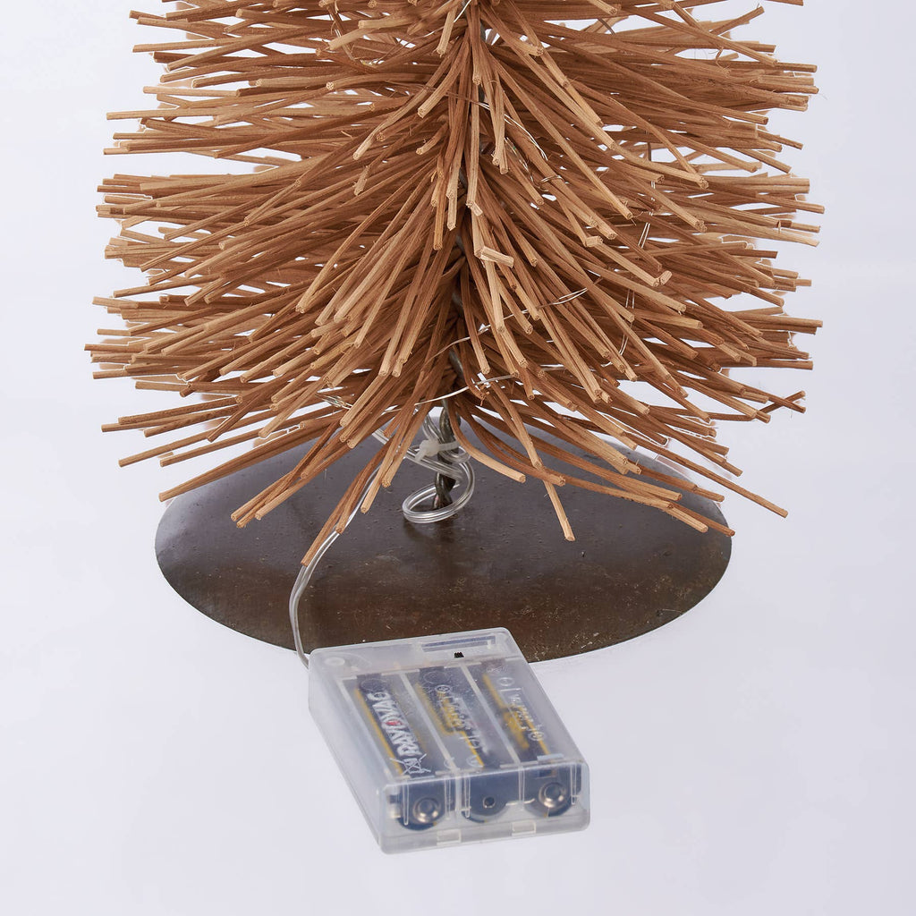 Lighted Rattan Tree