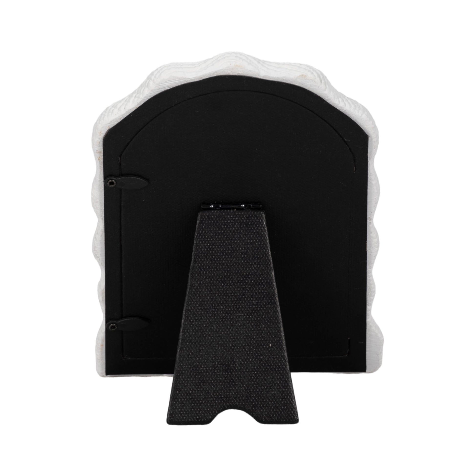 Resin Sculptural Texture Photo Dome Frame - White, 4x6 in.