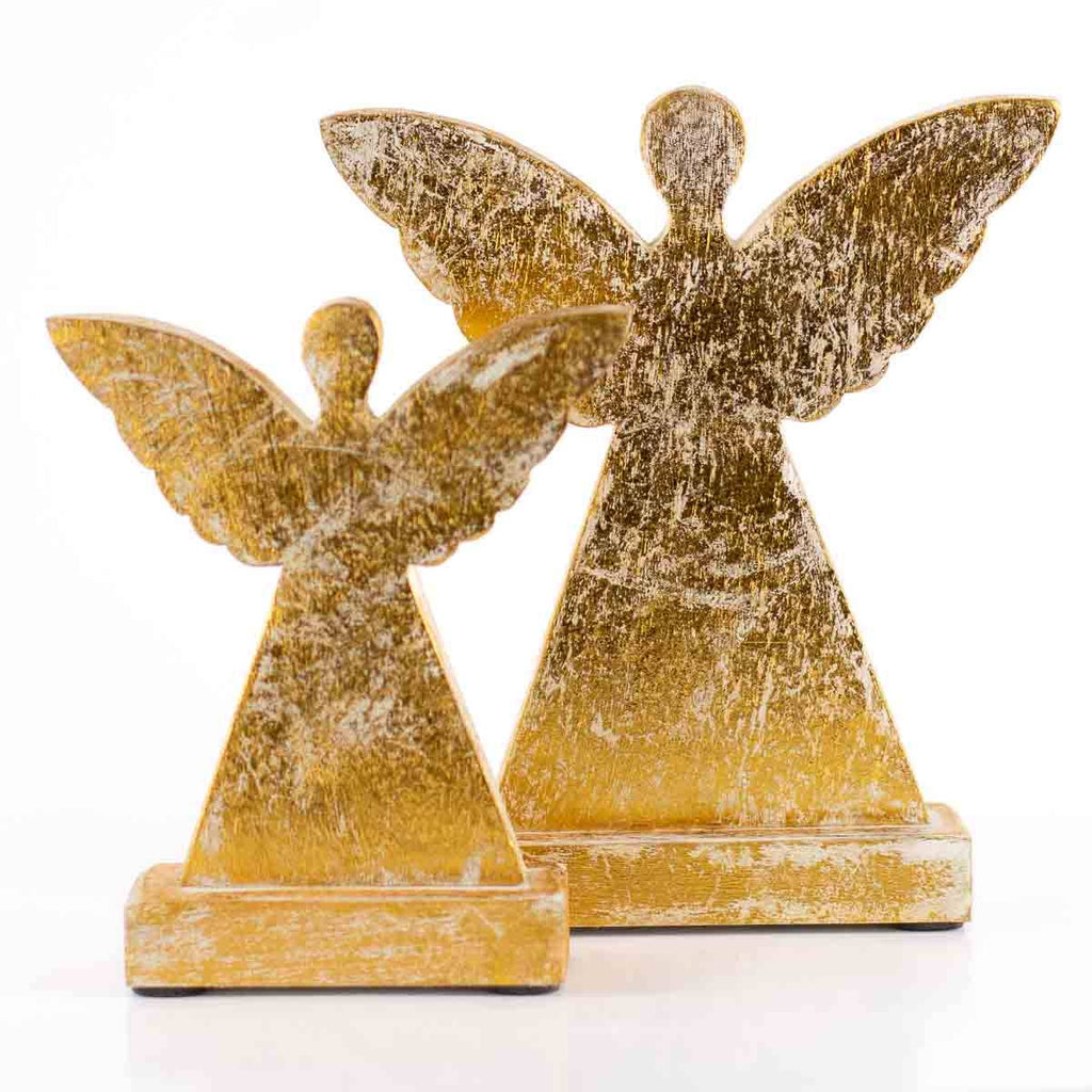 Malach Angel   White/Gold   5x6x2