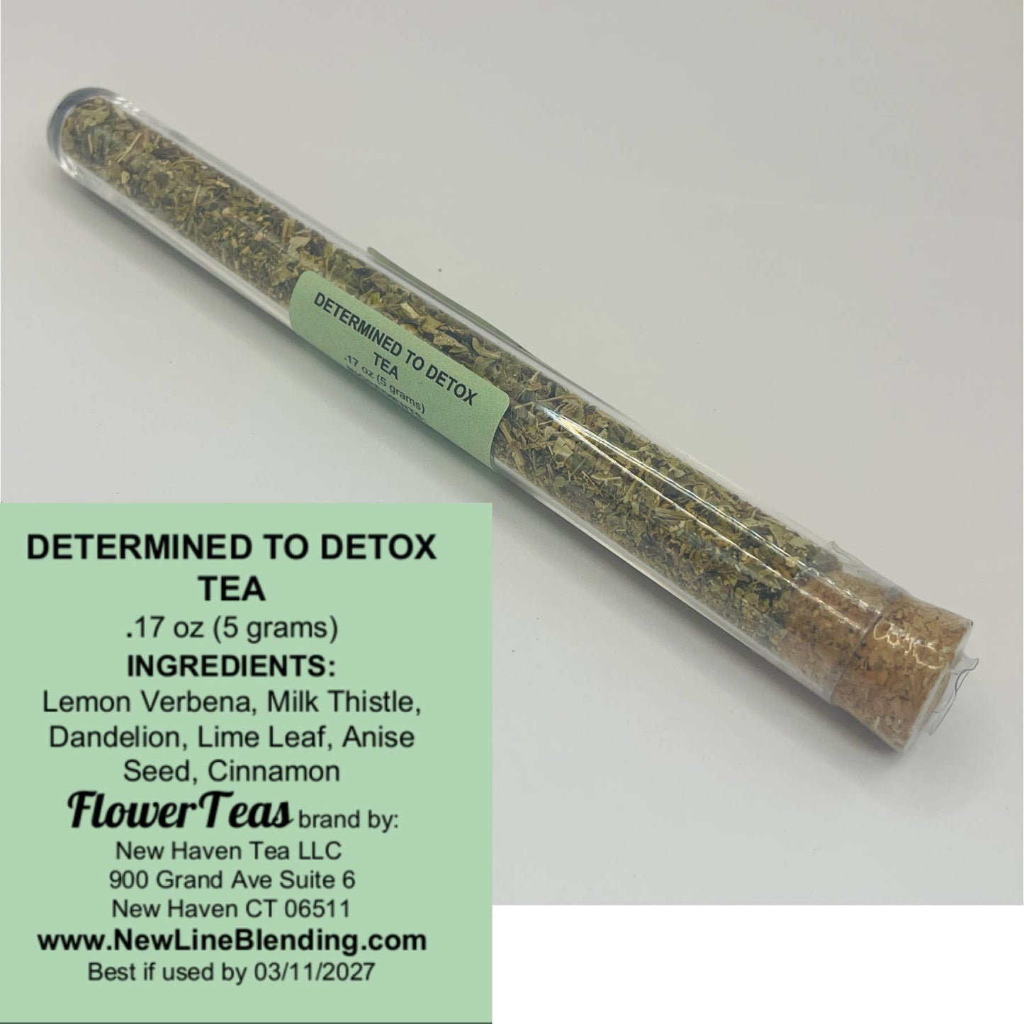 Loose Leaf Tea and Matcha in Test Tube