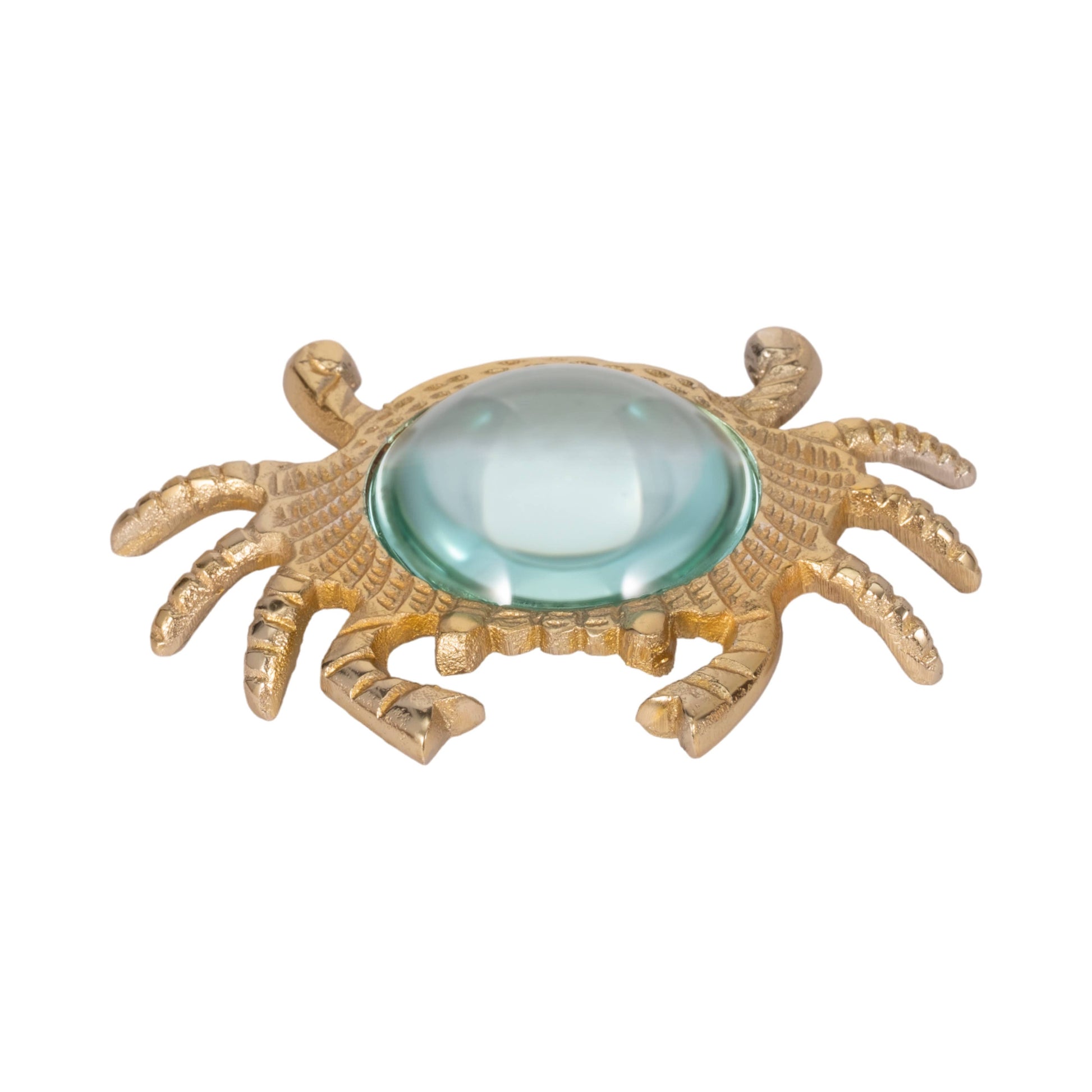 Gold 7 in. Crab Magnifying Glass