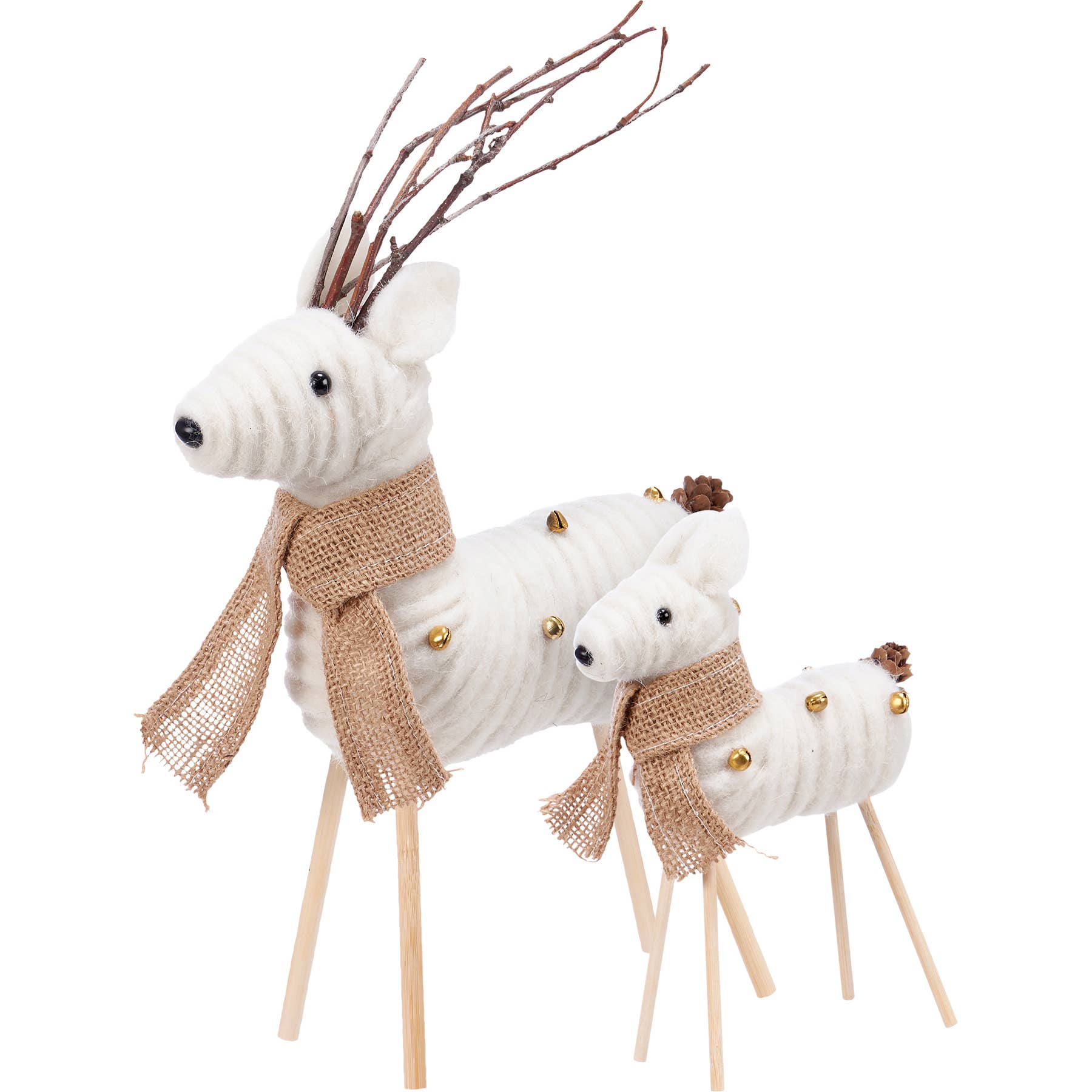 Cream Reindeer Set