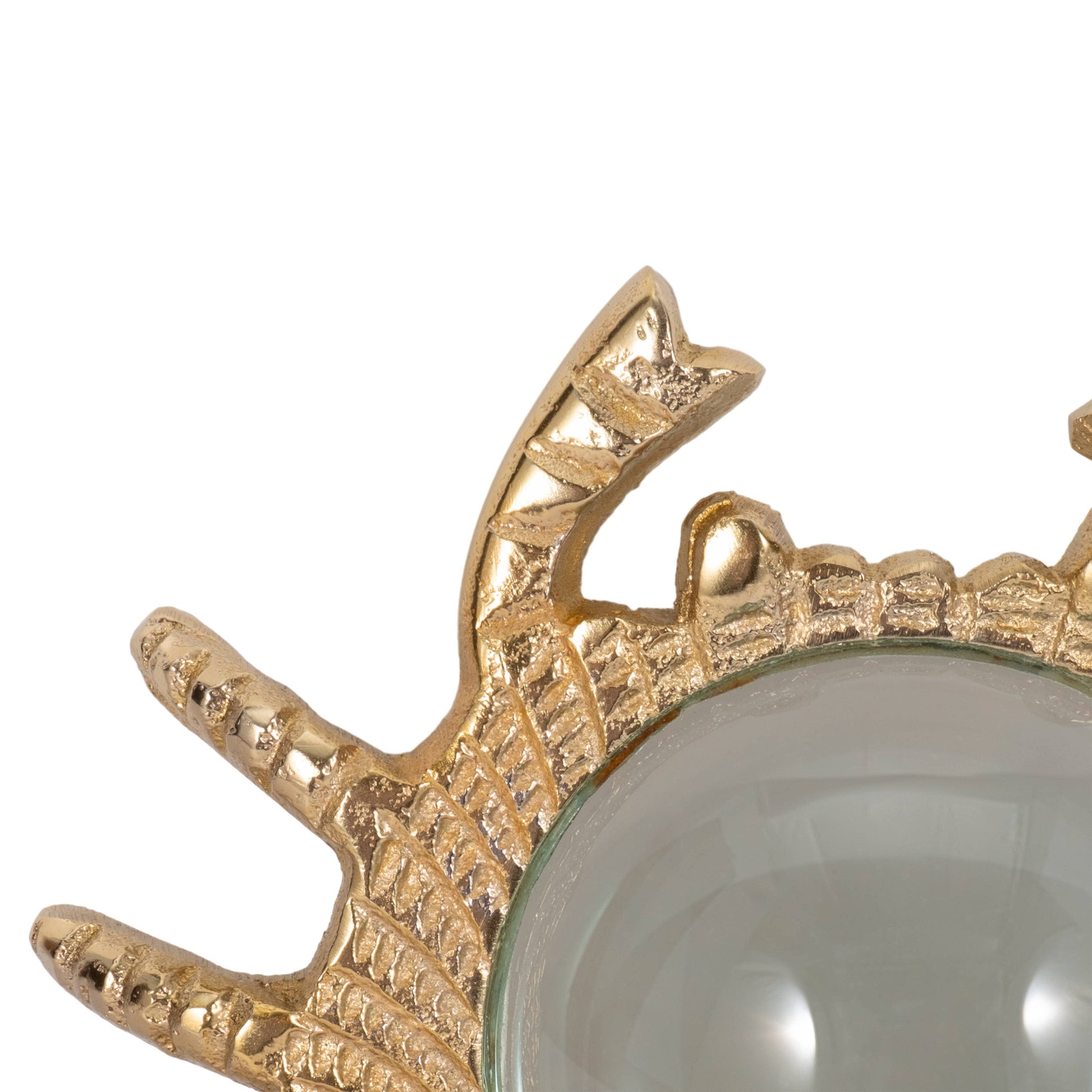 Gold 7 in. Crab Magnifying Glass