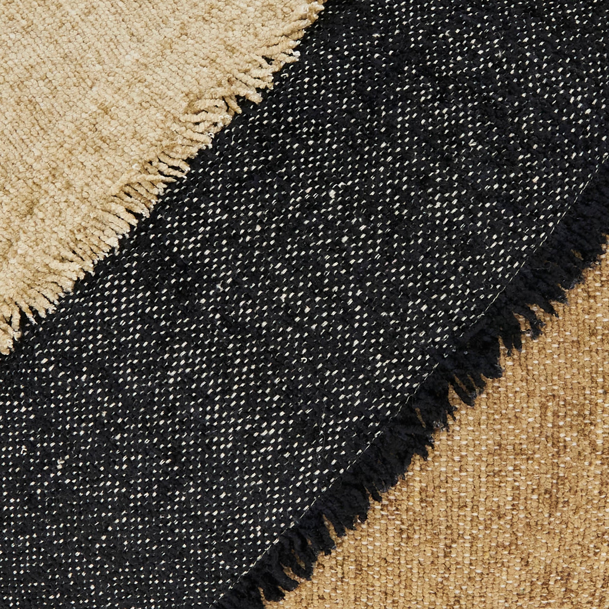 Color Band Fringe Pillow
