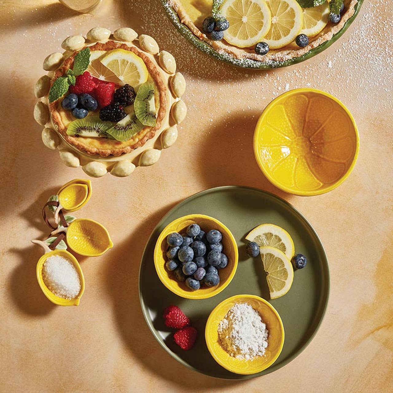 Lemon Measuring Spoons - Set of 4
