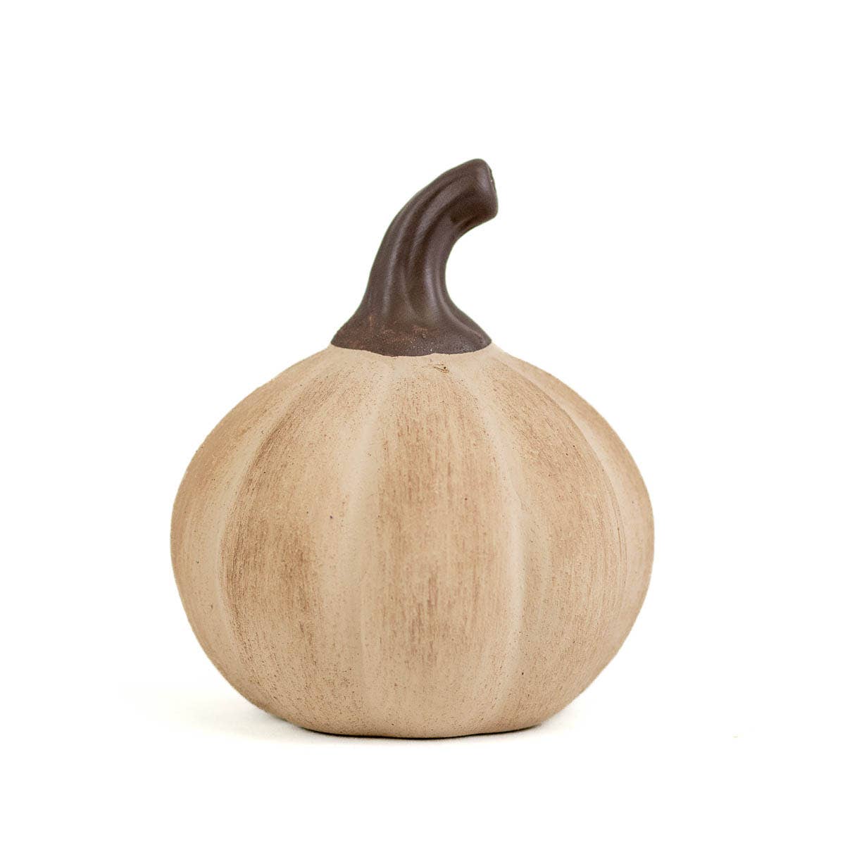 Knox Pumpkin Décor - Antique Cream - 3.75"