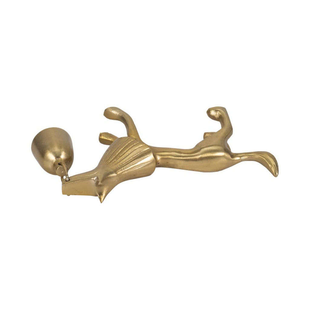 Metal Unique Elegant Lion Candle Snuffer - Gold, 5 in.