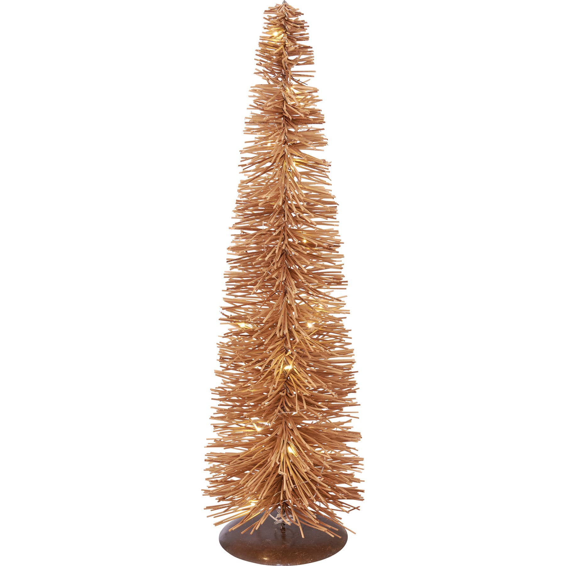Lighted Rattan Tree