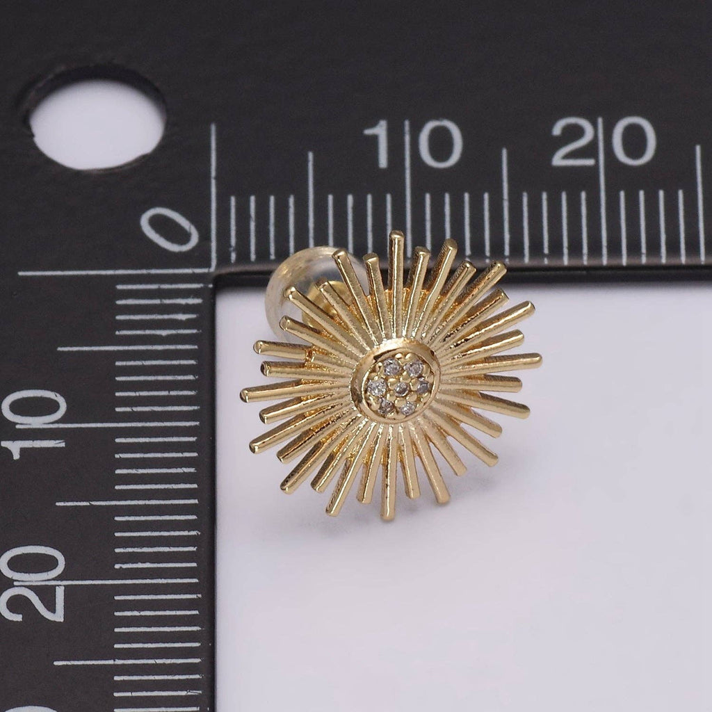 Dainty Sun earrings