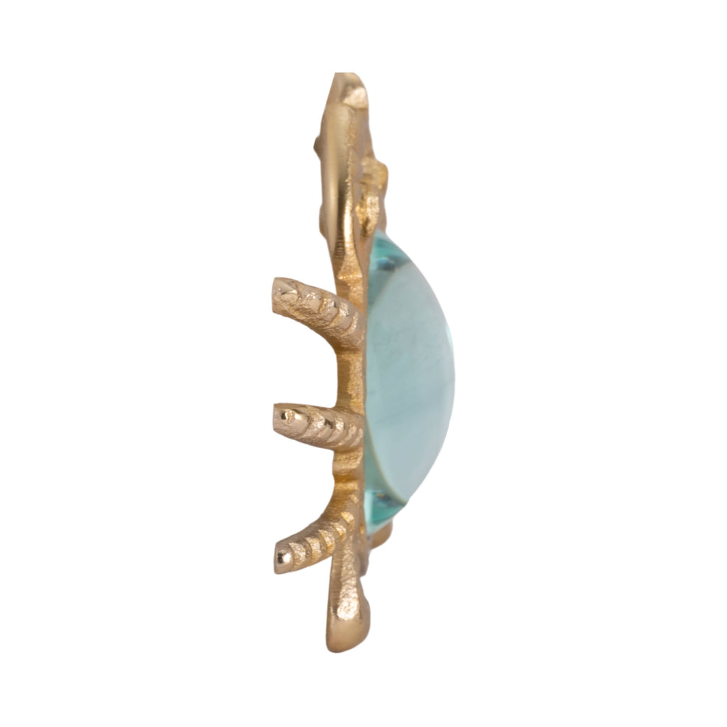 Gold 7 in. Crab Magnifying Glass