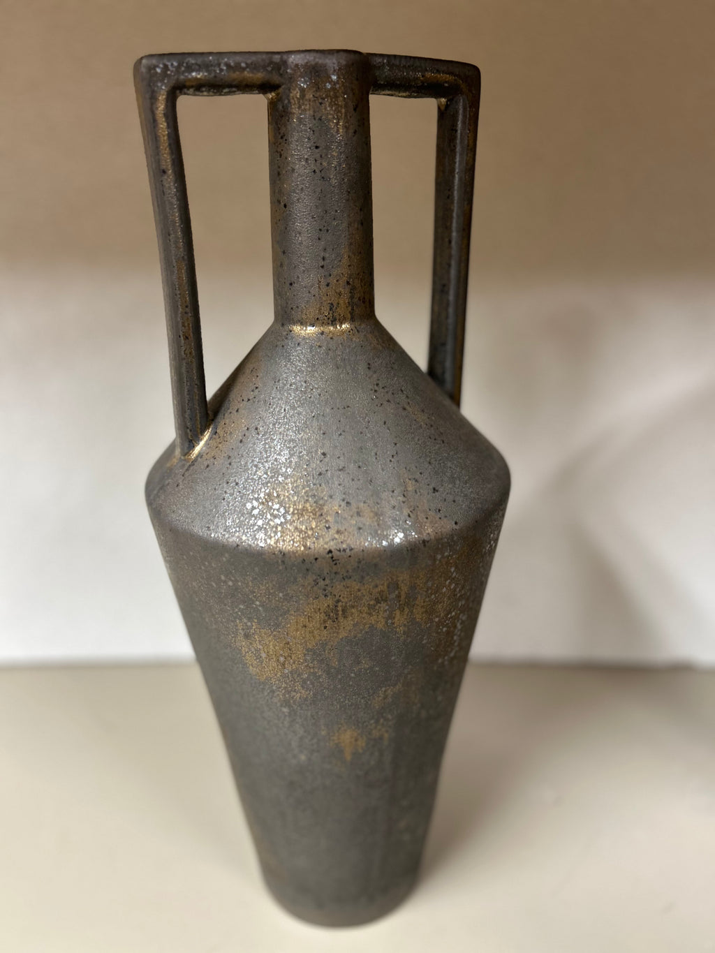 Black Vase with Handles