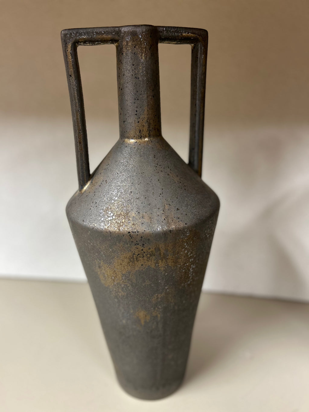 Black Vase with Handles