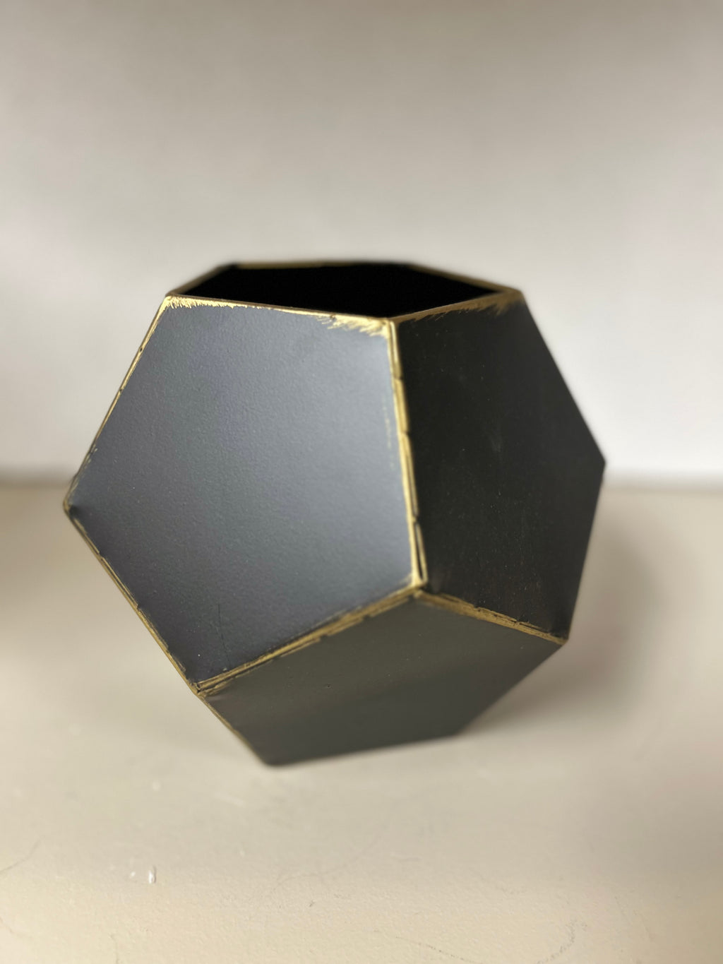 Black and Gold Geometric Decor