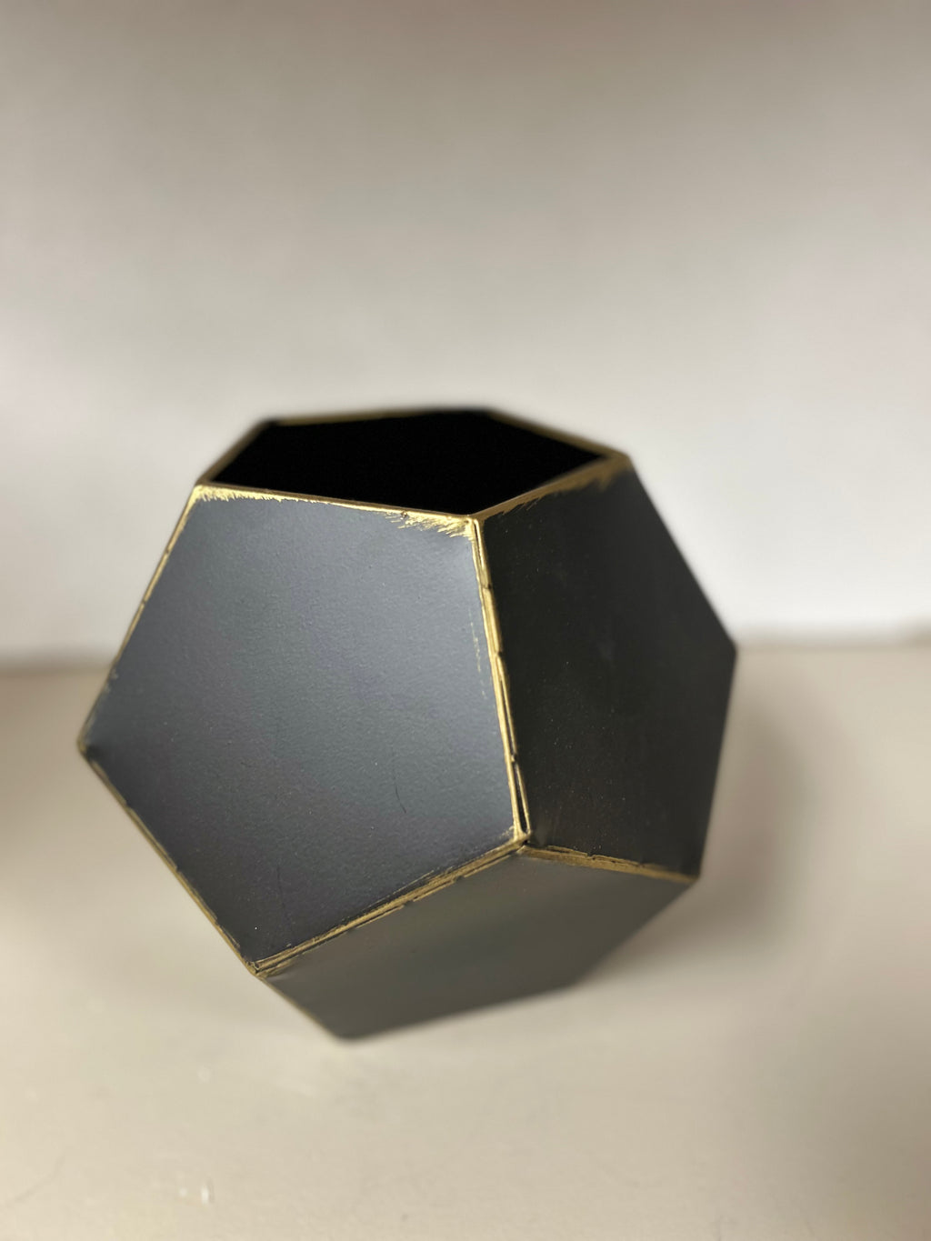 Black and Gold Geometric Decor