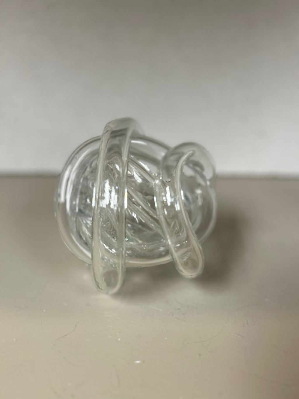 Clear Glass Knot