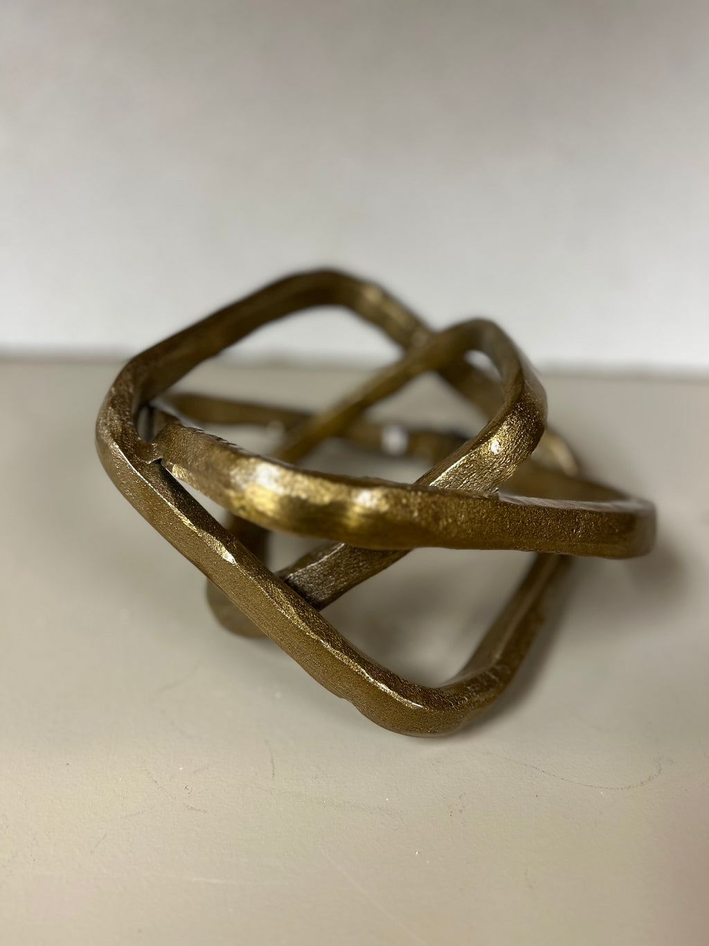 Gold Square Rings