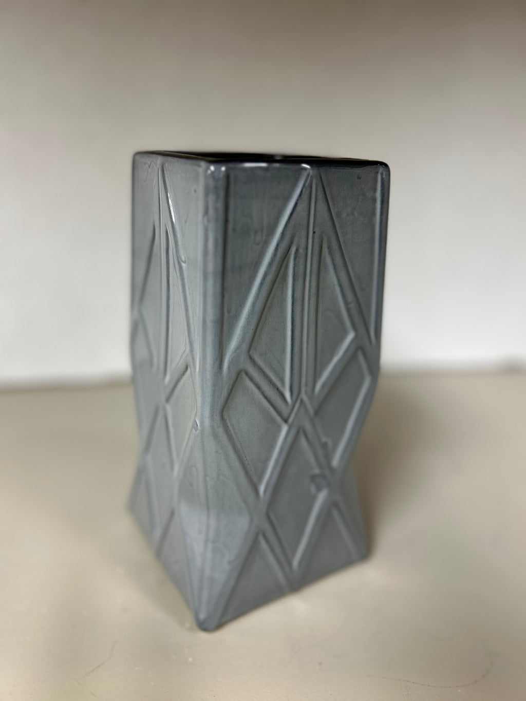 Gray Linear Vase